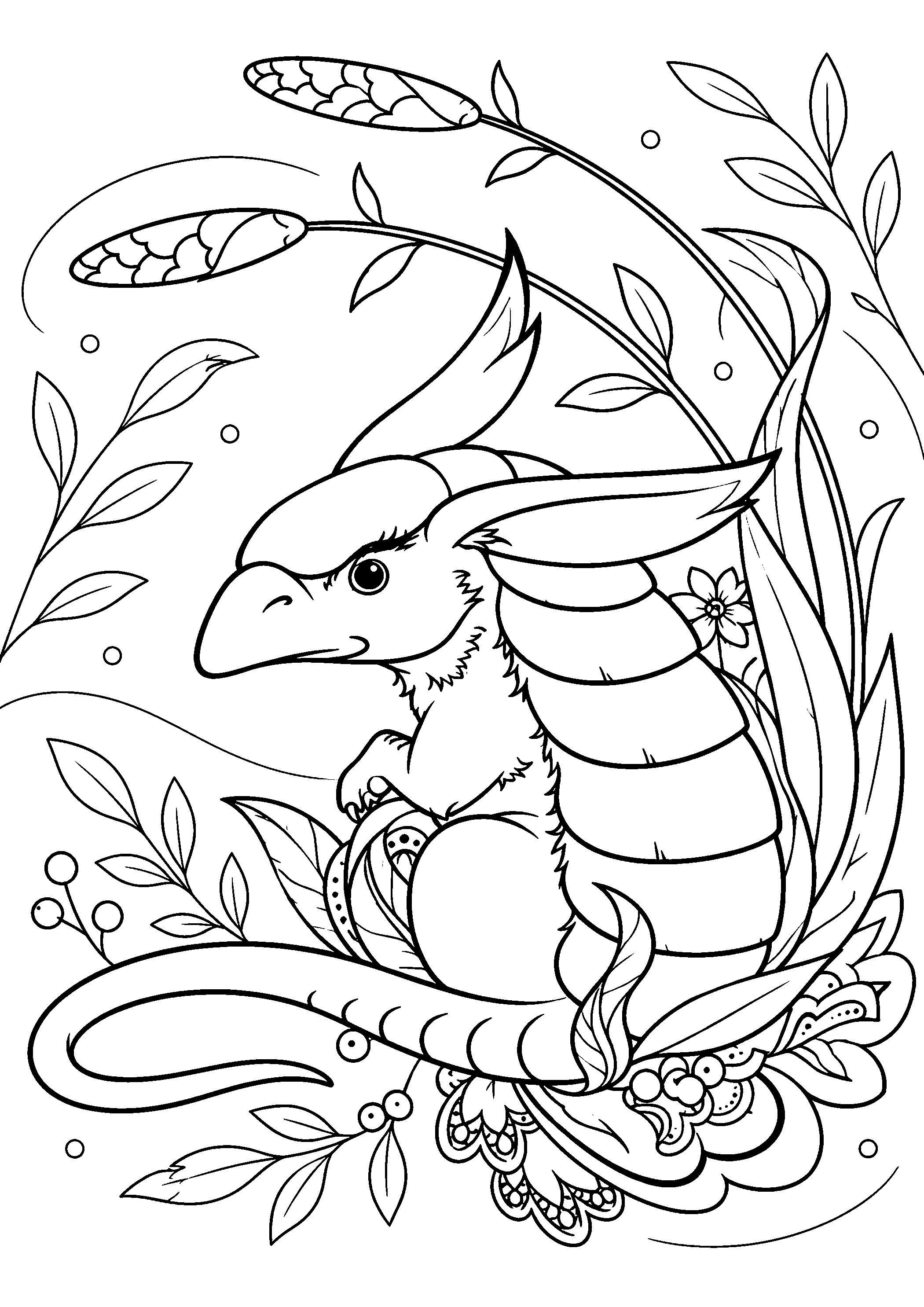 Armadillo Coloring Page free printable coloring page