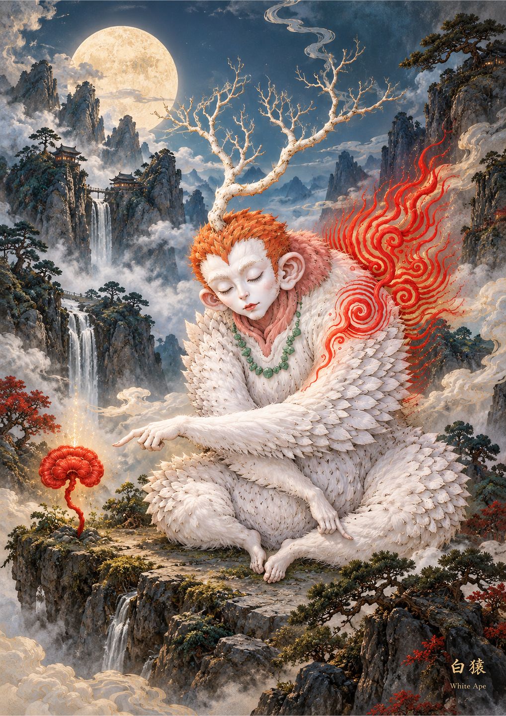 White Ape coloring inspiration